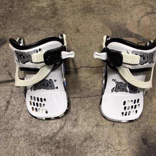 Kid's Extra Small Ride All Mountain Snowboard Bindings