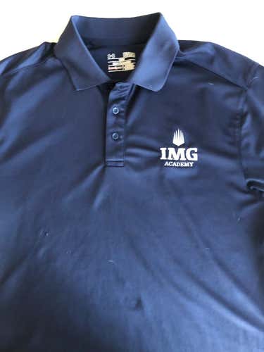 IMG polo -blue Used Adult Men's Medium Under Armour Shirt