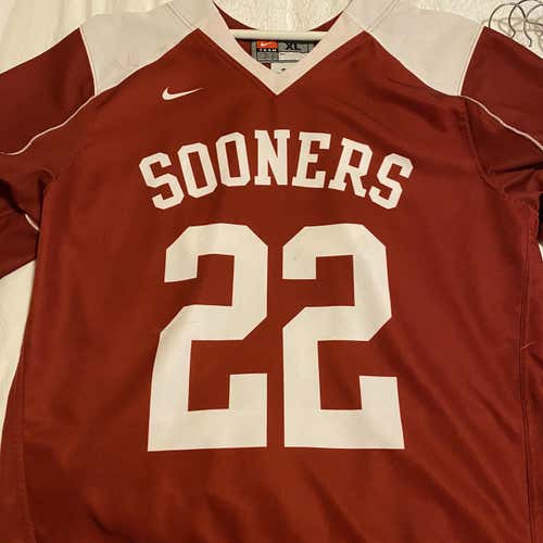 Oklahoma Lacrosse #22 Adult Extra Large Nike Jersey
