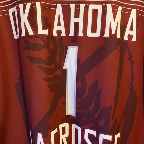 Oklahoma lacrosse Adult Extra Large Jersey