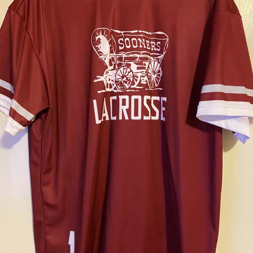 Oklahoma Lacrosse Red Adult Extra Large Shooting Shirt