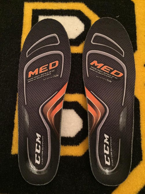 New CCM  CUSTOM ARCH SUPPORT INSOLES SIZE  3-5.5