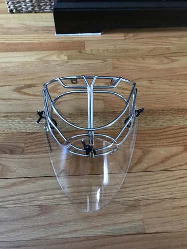 New Bauer Profile Senior catseye replacement cage with throat protector