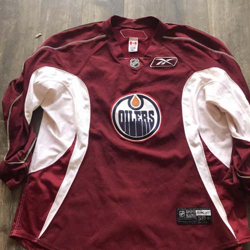 Edmonton Oilers Pro Stock Practice Jersey Size 58