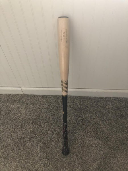 Used High School/College BBCOR Certified Marucci Wood AM22 Bat (-3) 30 oz 33"
