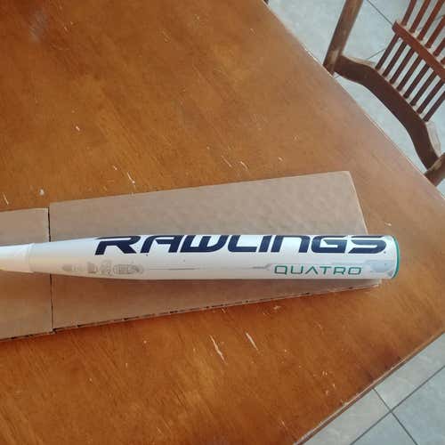 2017 Rawlings Quatro Bat (-10) 24 oz 34" with new lizard grip.