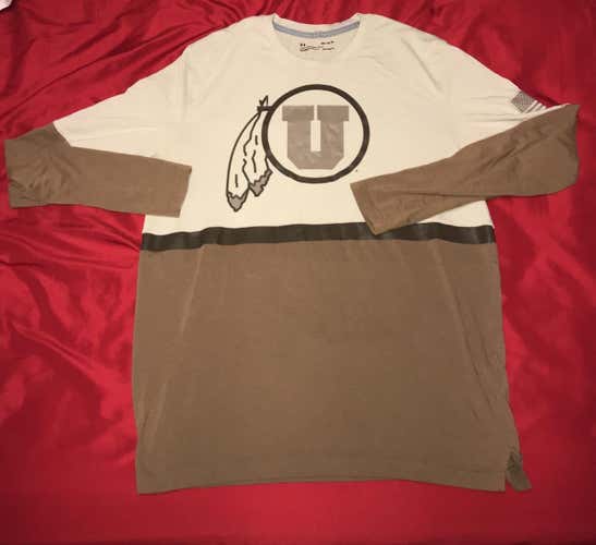 Utah Utes Team Issued Military Appreciation Long-Sleeve