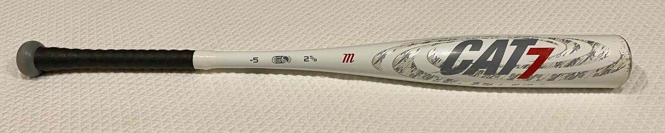 Used USSSA Certified 2017 Marucci Alloy CAT 7 Bat (-5) 25 oz 30"