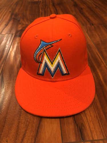 Miami Marlins Flat Brim Hat