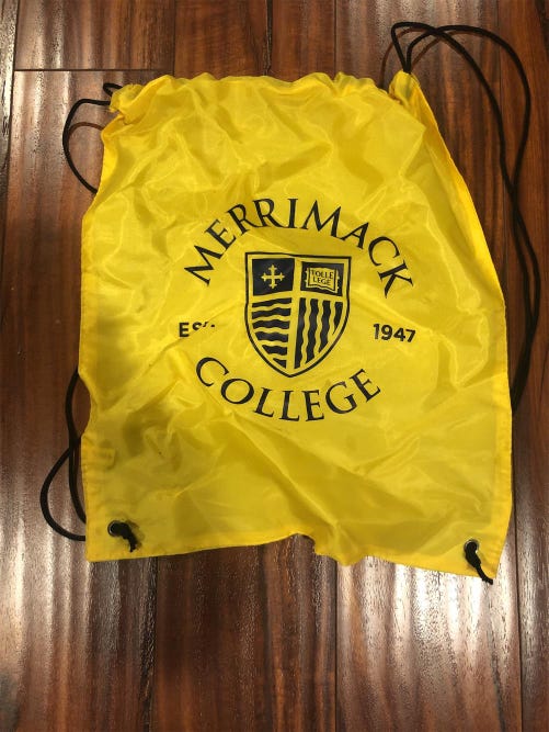 Merrimack Logo String Bag