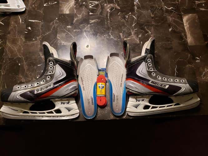 Bauer Vapor APX Hockey Skates Size 7 EE, EXTRA WIDE, NICE