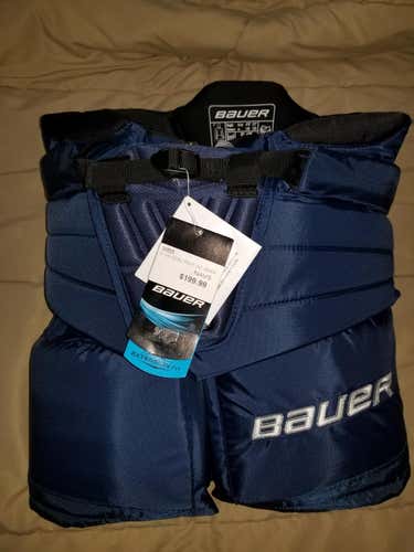 Blue New Intermediate Small Bauer Supreme S190 Hockey Goalie Pants