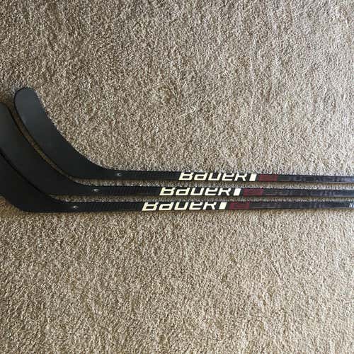 3 Pack Bauer Custom Maroon 2S Pro Hockey Sticks Rh P92 Mac