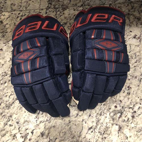 Blue Senior Bauer Gloves 14"
