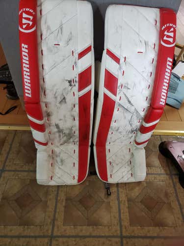 Warrior Ritual G3 Goalie Leg Pads 33+1.5 Red