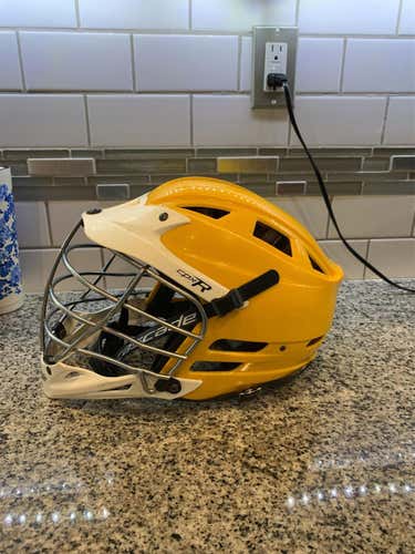 Yellow Adult Player Cascade CPX-R Helmet