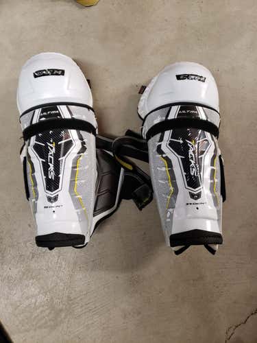 Used Senior CCM Ultra Tacks Shin Pads 14"