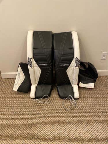 Black Senior 35" Regular G-Netik Pro 2 Pro Stock Goalie Full Set