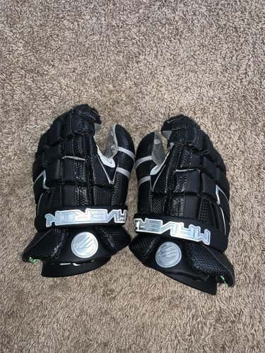 Black Used Maverik M4 13" Goalie Gloves