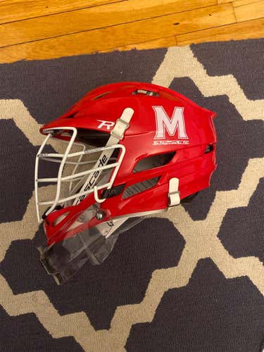 University Of Maryland Brand New Rare Team Issued Cascade R Helmet With Goalie Protection