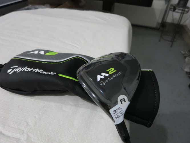 TaylorMade 2017 M2 HL 3-Wood M-2 - 16.5* - Regular Flex Graphite - NEW - LH