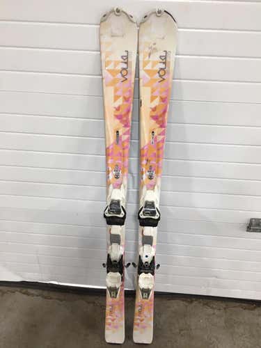 Used 2014 Volkl Essenza Viola skis w/ Marker 4Motion bindings | Size: 148