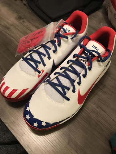 Nike Air Clipper '17 USA America Metal Baseball Cleats AO3625-146 Men’s 12