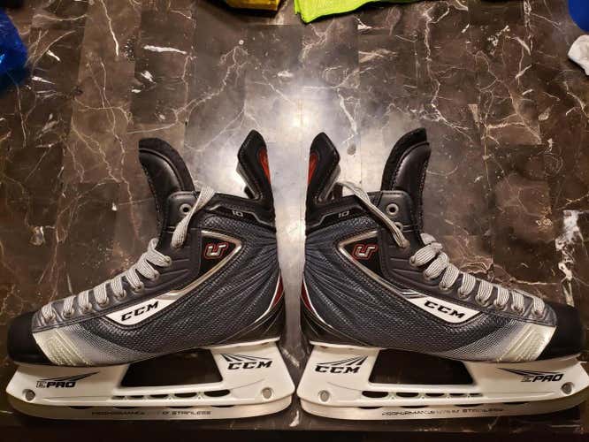CCM U+ 10 Hockey Skates Size 8.5 E WIDE NEW rare