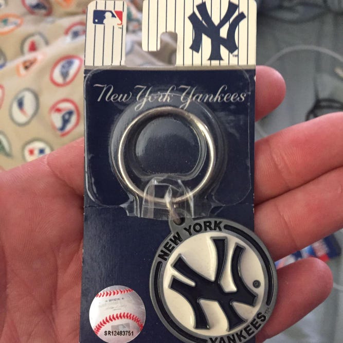 Majestic New York Yankees Keychain