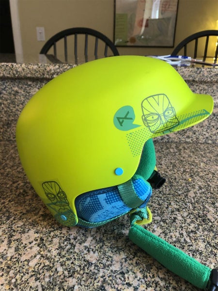Green Kid's Large Anon Helmet FIS Legal
