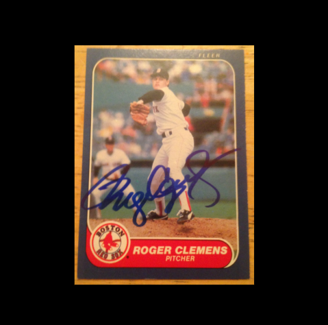 Roger Clemens Boston Red Sox 1986 Fleer Baseball Card