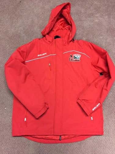 Red Used Adult Medium/Large Bauer Jacket