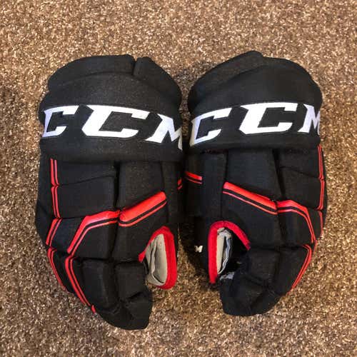 Chicago Blackhawks CCM HGQL Gloves Senior Pro Stock 14"