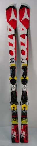 Used  Atomic Racing Race 158cm SL Skis With Atomic X12 Bindings (382B)