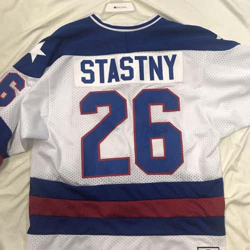 Olympic Signed Stastny Medium Jersey