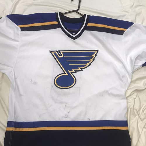 Like New Authentic St Louis Blues Size 54 CCM Pro Stock Jersey