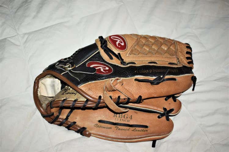 Rawlings RBG4 Fastback Baseball Glove, 13 Inch