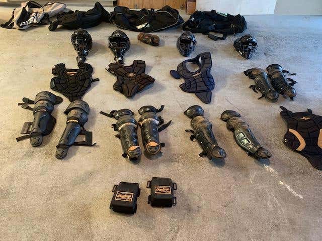 Used Youth All Star System 7 Catcher's Set