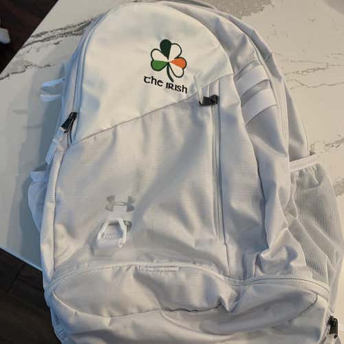Used  White Backpack