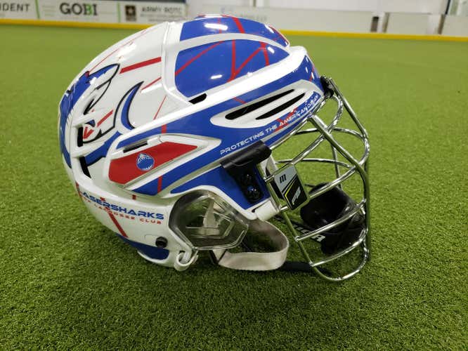 Lasersharks Box Lacrosse Helmet