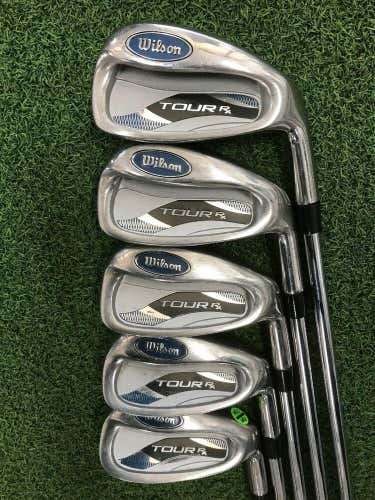 Wilson Tour Rx Deep Undercut Iron Set, MRH 5-9, Uniflex No Band Steel #1826  *FIRM PRICE*