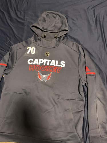 Washington Capitals Adidas Hoodie -L Braden Holtby #70