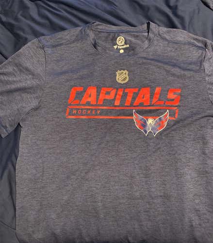 Fanatics Washington Capitals T Shirt -L Heathered
