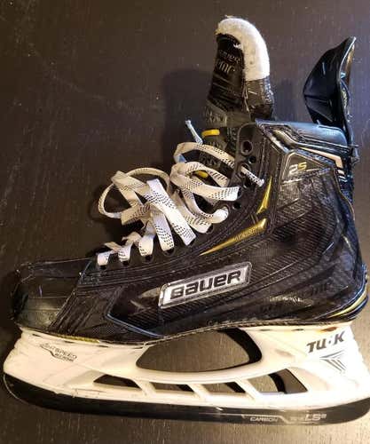 Senior Used Bauer Supreme 2S Pro Hockey Skates D&R (Regular) Pro Stock Size 7