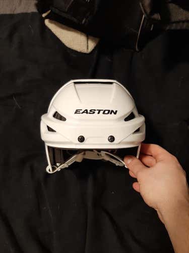 White New Small Easton E400 Pro Stock Helmet
