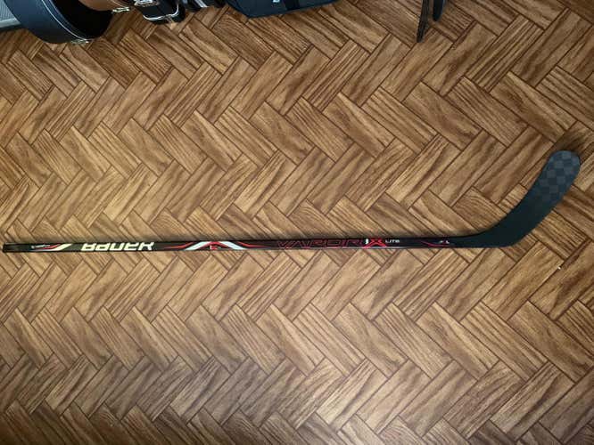 New Bauer Left Handed Vapor ADV Hockey Stick Dressed as 1x Lite p92