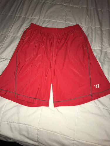 Warrior Shorts Size Large Red