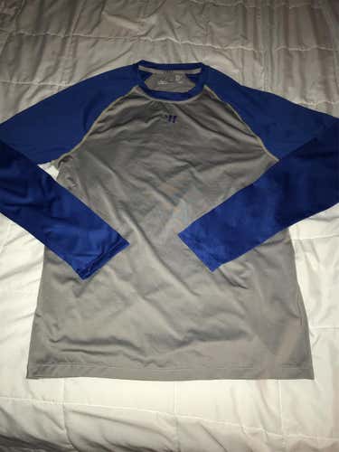 Warrior Shirt Size Large Blue/Gray
