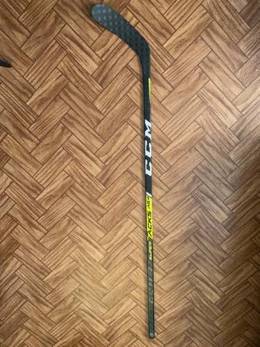 Used CCM Left Handed Super tacks AS2 Hockey Stick P28