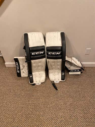 Black Senior 34" Regular Extreme Flex Pro  Goalie Full Set
